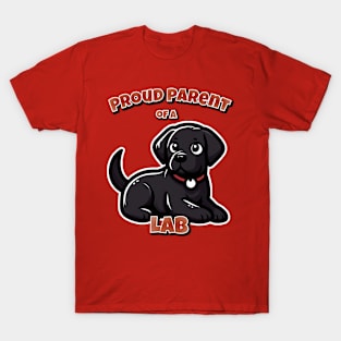 Black Labrador Cute T-Shirt